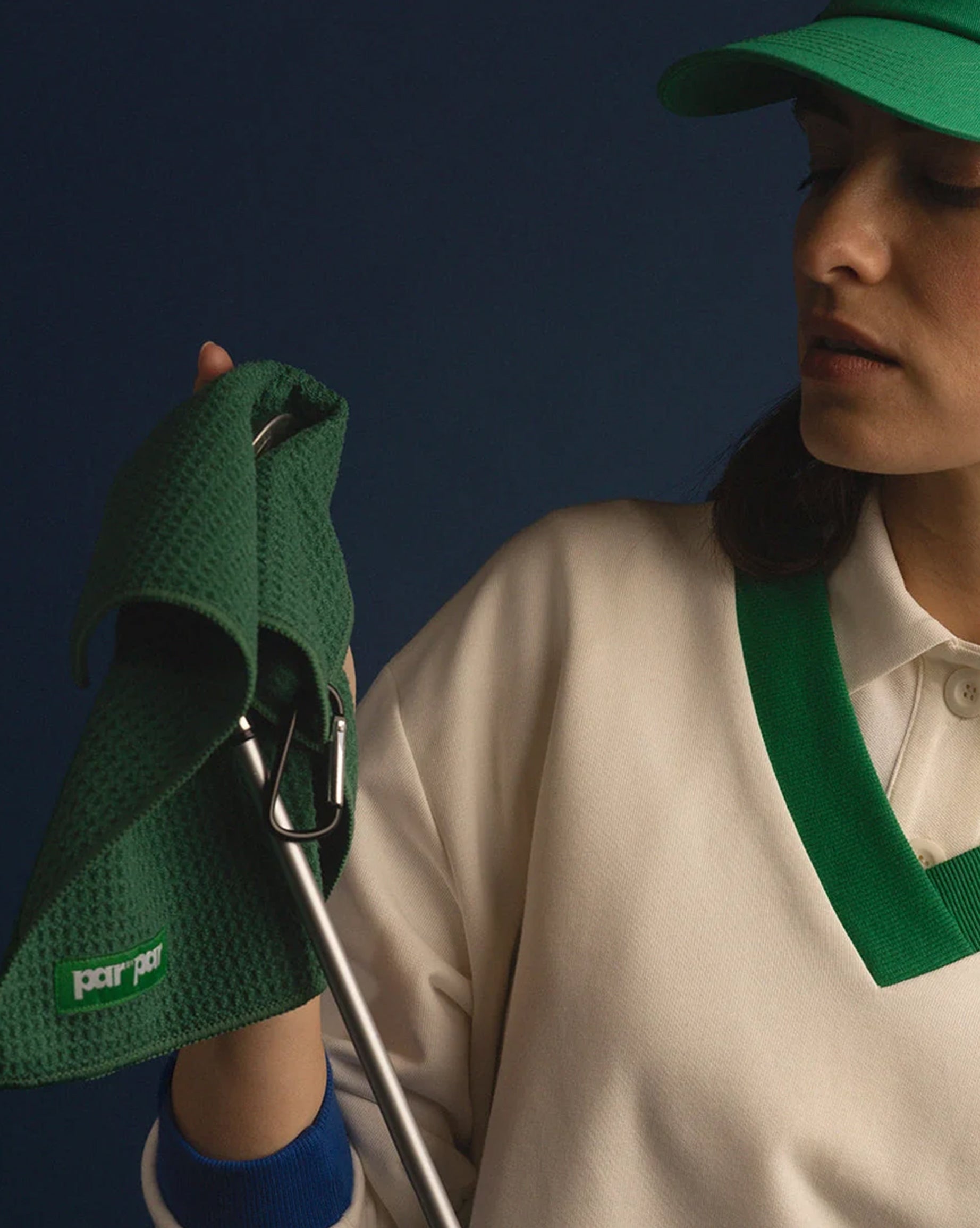 Small Green Golf Towel